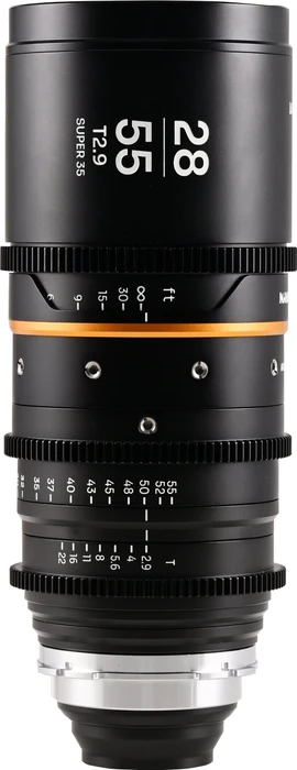 Laowa Nanomorph 28-55mm / 50-100mm T2.9 1.5x Anamorphic S35 Zoom Amber Flare 2 Lens Set für PL