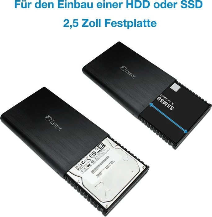 Fantec ALU-25C31, USB-C 3.1
