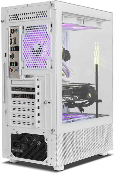 Nox Xtreme Hummer Vision White, weiß, Glasfenster