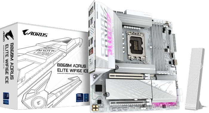 GIGABYTE B860M AORUS Elite WIFI6E ICE (Intel 1851)