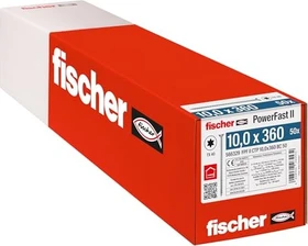 fischer PowerFast FPF II CTP T40 10x360 BC 50 Holzbauschraube, 10x360mm, 50 Stück