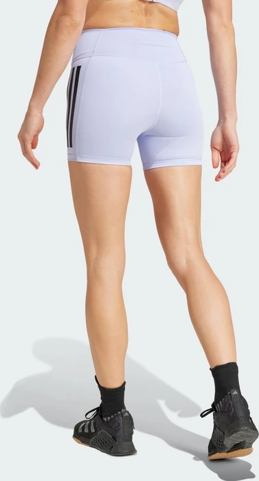 adidas Optime 3-Streifen Hose kurz violet tone (Damen)