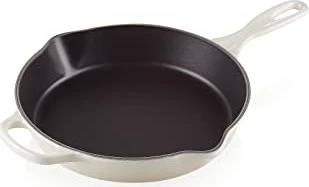 Le Creuset Signature Gusseisen Brat-/Servierpfanne rund hoch 26cm meringue