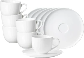Ritzenhoff & Breker Skagen Kaffeetassen-Set weiß, 12-tlg.