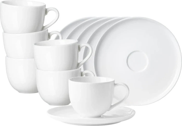 Ritzenhoff & Breker Skagen Kaffeetassen-Set weiß, 12-tlg.