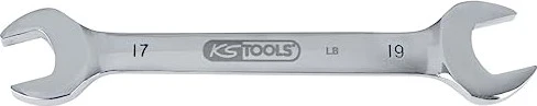 KS Tools Edelstahl Doppelmaulschlüssel, 14/17x165mm