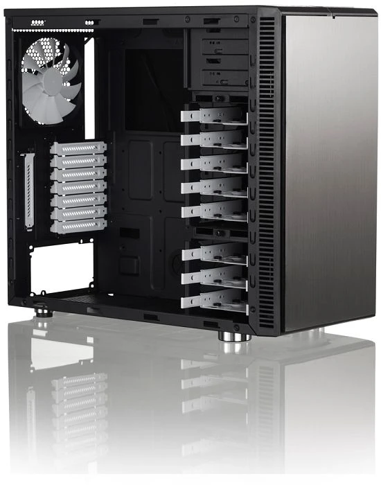 Fractal Design Define R4 Titanium Grey, Acrylfenster, schallgedämmt