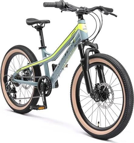 Bikestar Kinderrad 20" grau/gelb