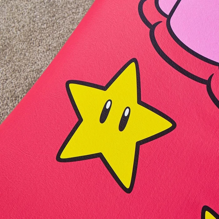 X Rocker Nintendo Super Mario All-Star Collection Floor Rocker Gamingstuhl, Peach rosa