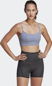 adidas Yoga Studio Light-Support Sport-BH silver violet (Damen)