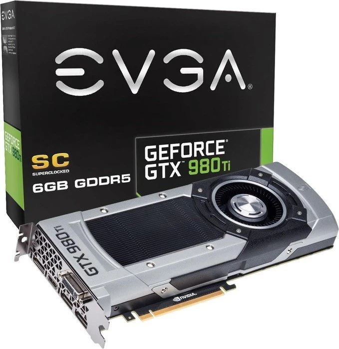 EVGA GeForce GTX 980 Ti Superclocked, 6GB GDDR5, DVI, HDMI, 3x DP