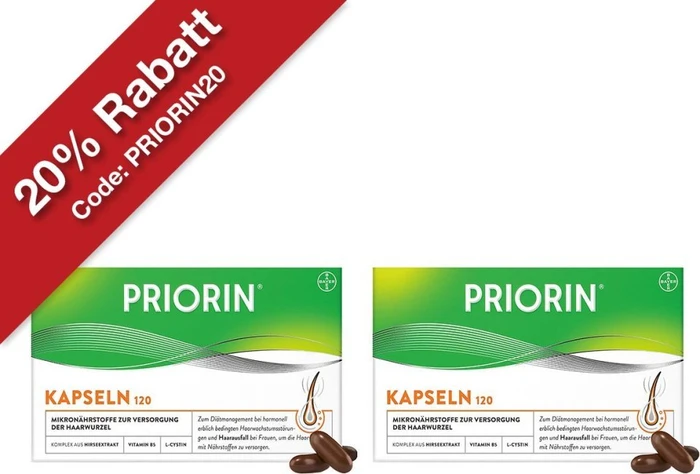 Priorin Kapseln, 240 Stück (2x 120 Stück)