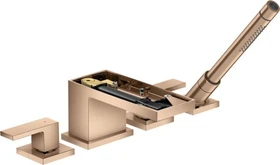 Hansgrohe Axor MyEdition 4-Loch Wannenkombination ohne Platte polished red gold