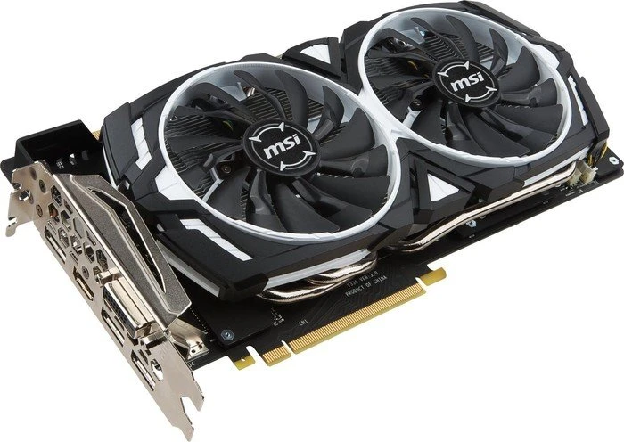 MSI GeForce GTX 1080 Armor 8G, 8GB GDDR5X, DVI, HDMI, 3x DP