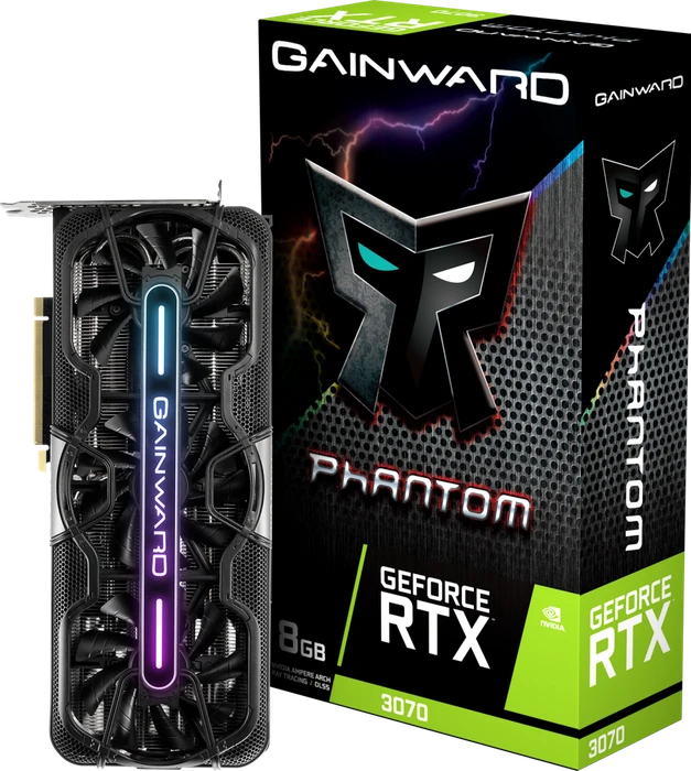 Gainward GeForce RTX 3070 Phantom V1 (LHR), 8GB GDDR6, HDMI, 3x DP
