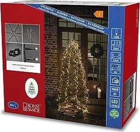 Konstsmide Micro Lichterkette Baummantel 240cm LED 660x warmweiß