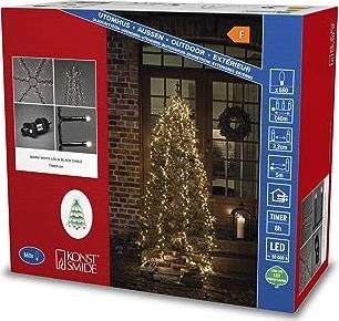 Konstsmide Micro Lichterkette Baummantel 240cm LED 660x warmweiß