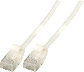 EFB Elektronik TPE Ultraflex kompakt Patchkabel, Cat6a, U/UTP, RJ-45/RJ-45, 1m, weiß