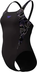 Speedo HyperBoom Splice Muscleback Badeanzug black/peach (Damen)