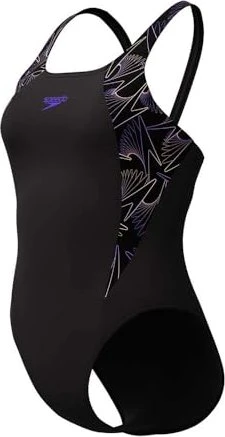 Speedo HyperBoom Splice Muscleback Badeanzug black/peach (Damen)