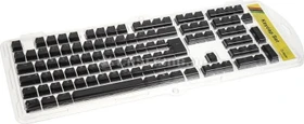 Ducky Keycap Set, Kunststoff (PBT) Double-Shot, schwarz, 109 Tasten, ISO-DE