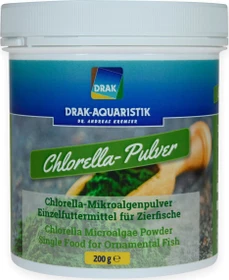DRAK-Aquaristik Chlorella-Mikroalgenpulver, Dose, 200g