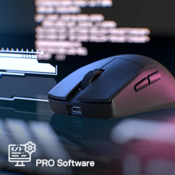 Redragon M916 K1NG Pro 4K Wireless Gaming Mouse schwarz, USB/Bluetooth
