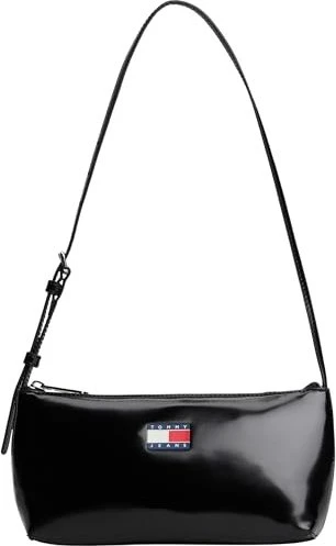 Tommy Hilfiger Essential mit Logo Schultertasche schwarz
