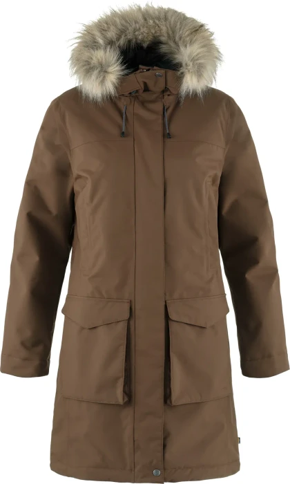Fjällräven Nuuk Lite Funktionsmantel dark oak (Damen)