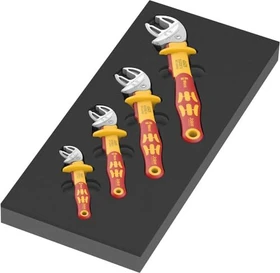 Wera 6004 Joker VDE Set 1 Rollgabelschlüssel selbstjustierend Schraubenschlüsselsatz, 4-tlg.