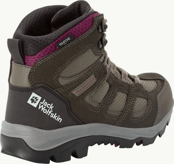 Jack Wolfskin Vojo 3 Texapore Mid khaki/burgundry (Damen)