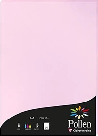 Clairefontaine Pollen Universalpapier drageepink, A4, 120g/m², 50 Blatt