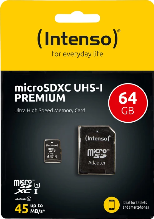 Intenso Premium R90 64GB Kit, UHS-I U1, Class 10
