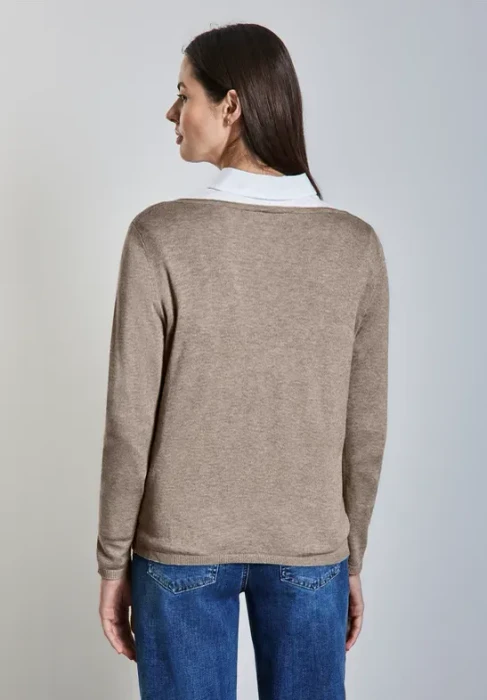 Street One Noreen Strickpullover toffee crunch mel. (Damen)