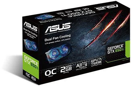 ASUS GeForce GTX 650 Ti, GTX650 TI-OC-2GD5, 2GB GDDR5, VGA, 2x DVI, HDMI