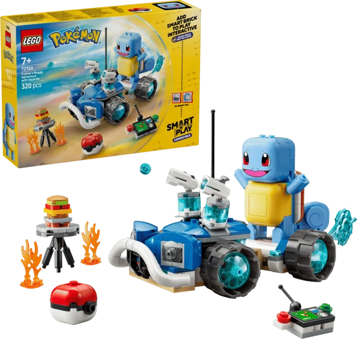 LEGO Pokémon SMART Play - Trainer-Buggyabenteuer mit Schiggy