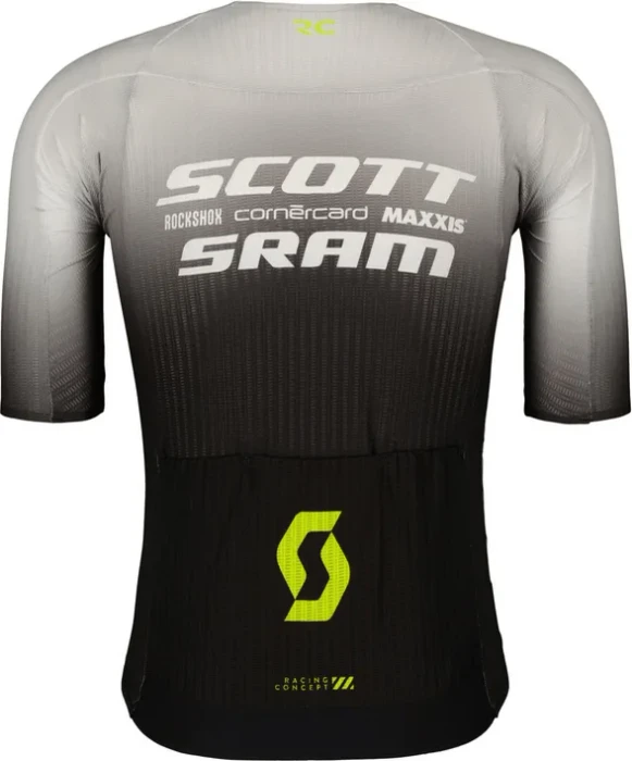 Scott RC Scott-Sram Race Trikot kurzarm schwarz/weiß (Herren)