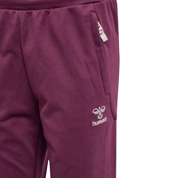 hummel Move Grid Cotton Trainingshose lang grape wine (Damen)