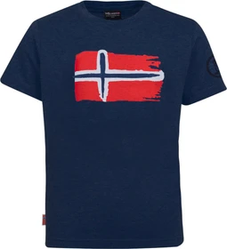 Trollkids Oslo Funktionsshirt kurzarm dark navy (Junior)