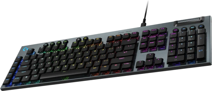 Logitech G915 X, schwarz, LEDs RGB, GL TACTILE, USB, DE