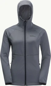 Jack Wolfskin Kolbenberg Hooded FZ Jacke dolphin (Damen)