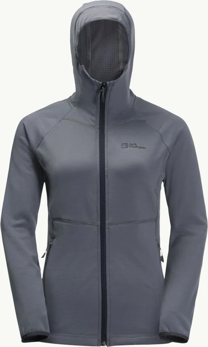 Jack Wolfskin Kolbenberg Hooded FZ Jacke dolphin (Damen)
