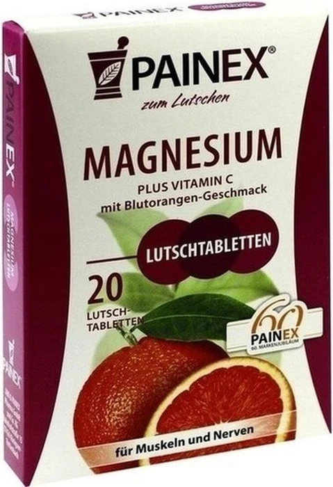 Painex Magnesium Plus Vitamin C Lutschtabletten, 20 Stück