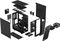 Fractal Design Meshify 2 Compact Black TG Dark Tint, Glasfenster Vorschaubild