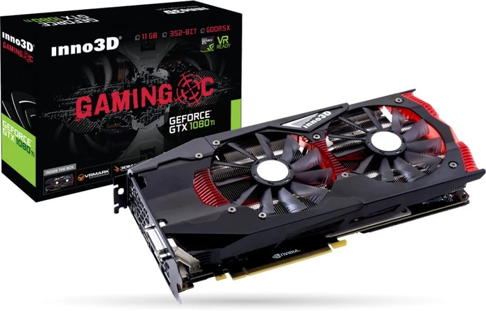 INNO3D GeForce GTX 1080 Ti Gaming OC, 11GB GDDR5X, DVI, HDMI, 3x DP