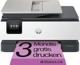 HP Officejet Pro 8132e All-in-One weiß/schwarz, Instant Ink, Tinte, mehrfarbig
