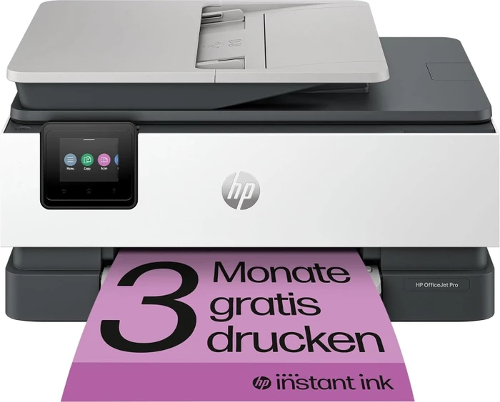 HP Officejet Pro 8132e All-in-One weiß/schwarz, Instant Ink, Tinte, mehrfarbig