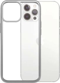 PanzerGlass Clear Case Color AntiBacterial Limited Edition für Apple iPhone 12 Pro Max silber