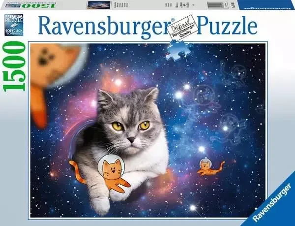 Ravensburger Puzzle Katzen fliegen im Weltall