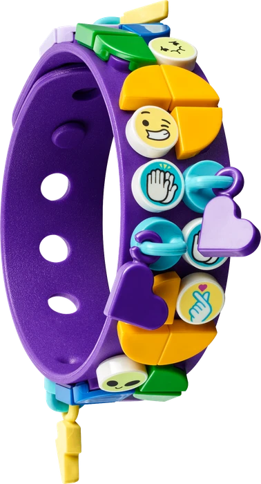 LEGO Dots - Neon-Tiger Armband & Taschenanhänger